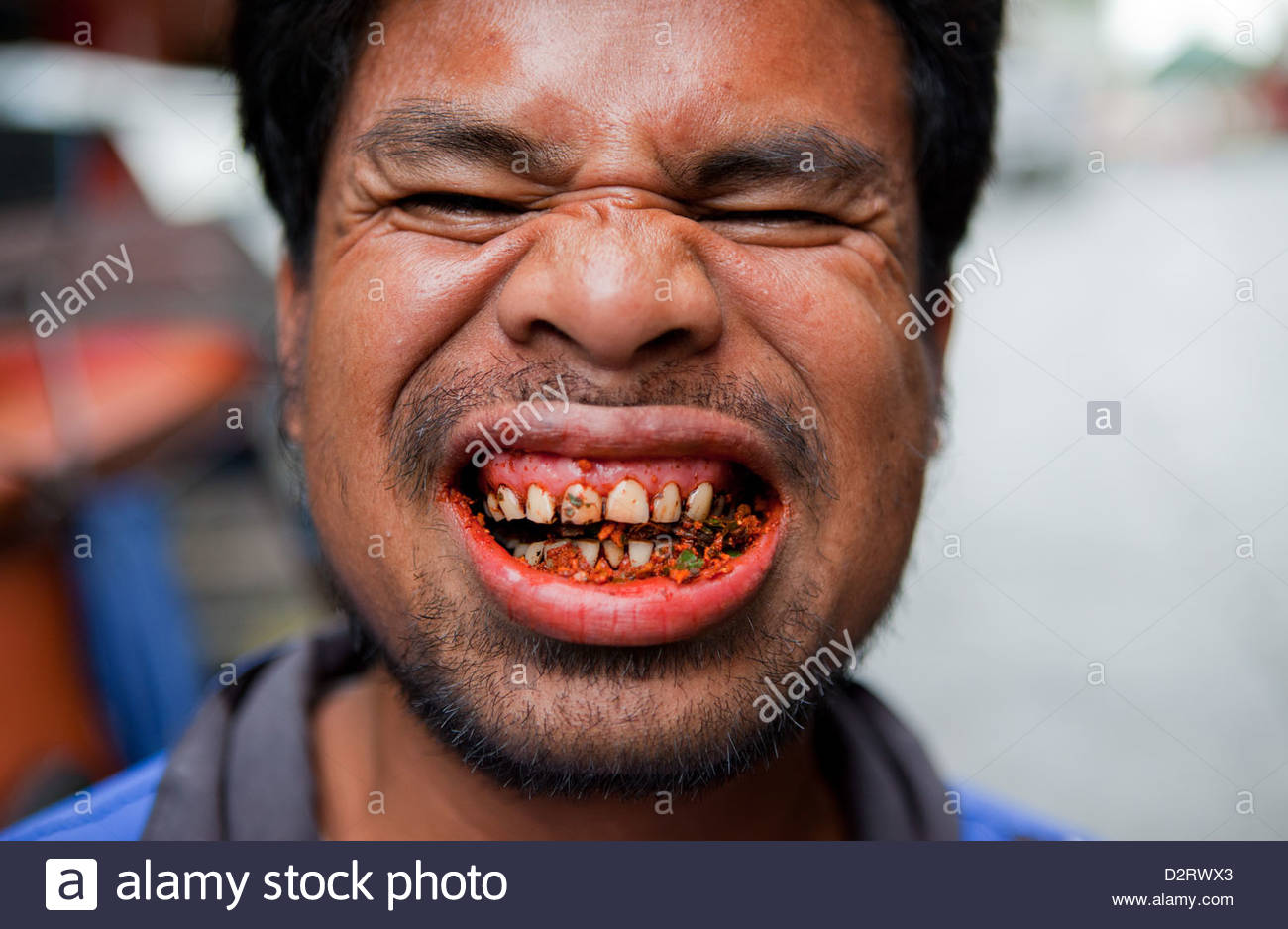 Kautabak Zähne